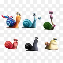 可爱蜗牛图标-空若网 可爱蜗牛图标-空若网