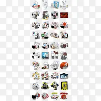 手绘可爱表情包图标-空若网 手绘可爱表情包图标-空若网