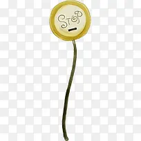 卡通可爱站牌圆形-空若网 卡通可爱站牌圆形-空若网