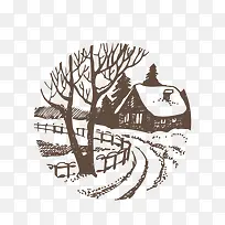 手绘乡村-空若网 手绘乡村-空若网