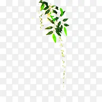 创意合成水彩的树叶-空若网 创意合成水彩的树叶-空若网