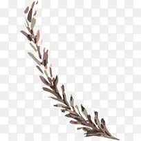 创意合成水彩树枝树叶-空若网 创意合成水彩树枝树叶-空若网