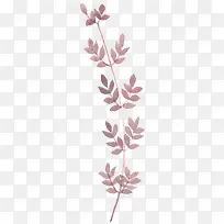 手绘水彩树叶简约随性-空若网 手绘水彩树叶简约随性-空若网