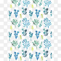 水彩植物图案-空若网 水彩植物图案-空若网