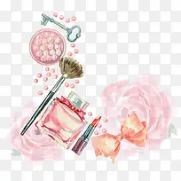 卡通手绘化妆品-空若网 卡通手绘化妆品-空若网