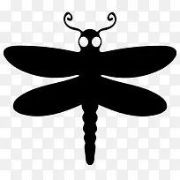 蜻蜓剪影-空若网 蜻蜓剪影-空若网