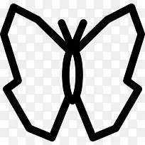 白蝴蝶图标-空若网 白蝴蝶图标-空若网