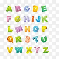 数字字母 立体 彩色-空若网 数字字母 立体 彩色-空若网