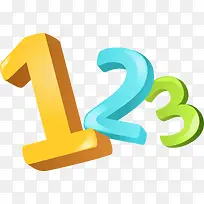 立体彩色数字图案-空若网 立体彩色数字图案-空若网