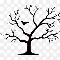 矢量夜景树-空若网 矢量夜景树-空若网