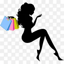 卡通时尚女郎购物-空若网 卡通时尚女郎购物-空若网