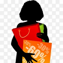 卡通时尚女郎购物-空若网 卡通时尚女郎购物-空若网