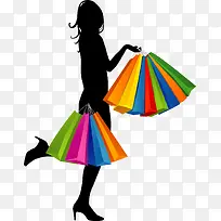 卡通时尚女郎购物-空若网 卡通时尚女郎购物-空若网