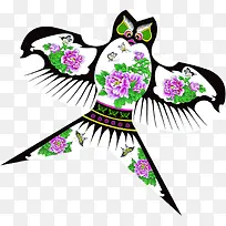 彩色时尚春天卡通风筝-空若网 彩色时尚春天卡通风筝-空若网