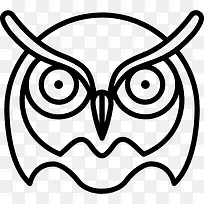 猫头鹰图标-空若网 猫头鹰图标-空若网