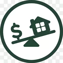 住宅房地产测量标尺.美元标牌-空若网 住宅房地产测量标尺.美元标牌-空若网