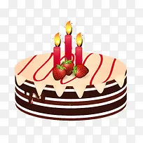 美味生日蛋糕卡通-空若网 美味生日蛋糕卡通-空若网