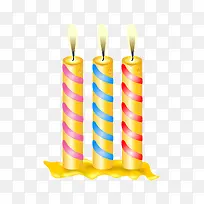 生日彩色蜡烛-空若网 生日彩色蜡烛-空若网