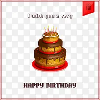 矢量卡通蛋糕-空若网 矢量卡通蛋糕-空若网