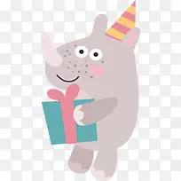 过生日的犀牛-空若网 过生日的犀牛-空若网