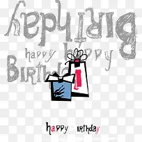 矢量生日礼物-空若网 矢量生日礼物-空若网