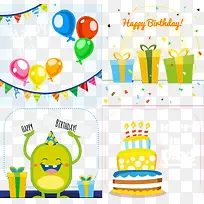 卡通生日贺卡-空若网 卡通生日贺卡-空若网