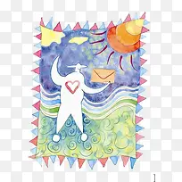 手绘生日贺卡-空若网 手绘生日贺卡-空若网