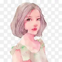 手绘女孩-空若网 手绘女孩-空若网