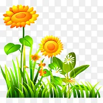 卡通向日葵-空若网 卡通向日葵-空若网