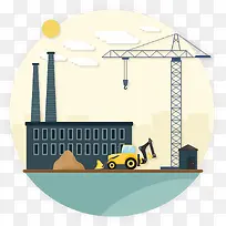 扁平化城市建设场景-空若网 扁平化城市建设场景-空若网