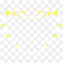 黄白色斑点爱心图标-空若网 黄白色斑点爱心图标-空若网
