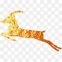 金色小羊创意图片-空若网 金色小羊创意图片-空若网