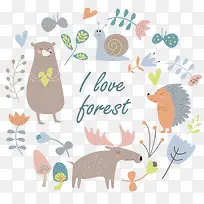 漫画动物图案-空若网 漫画动物图案-空若网