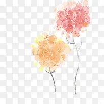 水彩手绘红色枫叶-空若网 水彩手绘红色枫叶-空若网