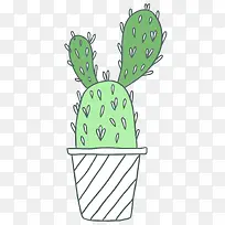 卡通手绘仙人掌-空若网 卡通手绘仙人掌-空若网