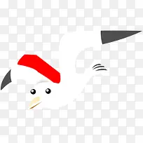 白色卡通创意飞鸟卡通-空若网 白色卡通创意飞鸟卡通-空若网