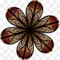 创意线条手绘花朵-空若网 创意线条手绘花朵-空若网