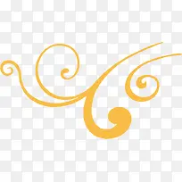 中秋节橙色线条花纹-空若网 中秋节橙色线条花纹-空若网