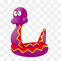 可爱卡通蛇矢量图-空若网 可爱卡通蛇矢量图-空若网