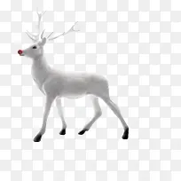 白色麋鹿装饰-空若网 白色麋鹿装饰-空若网