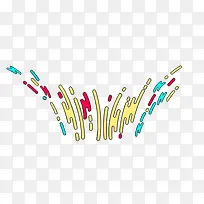 彩色放射线条-空若网 彩色放射线条-空若网