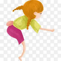 高清摄影卡通手绘小女孩-空若网 高清摄影卡通手绘小女孩-空若网