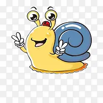 卡通可爱蜗牛-空若网 卡通可爱蜗牛-空若网