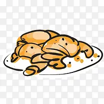 手绘螃蟹-空若网 手绘螃蟹-空若网