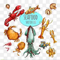 卡通海鲜-空若网 卡通海鲜-空若网