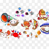 卡通海鲜-空若网 卡通海鲜-空若网
