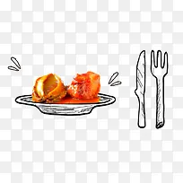 卡通海鲜艺术创意设计素材-空若网 卡通海鲜艺术创意设计素材-空若网