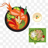 虾 食物 卡通食物 海鲜-空若网 虾 食物 卡通食物 海鲜-空若网