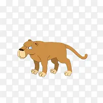 卡通手绘老虎动物-空若网 卡通手绘老虎动物-空若网