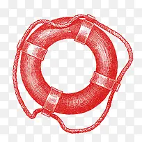 手绘救生圈-空若网 手绘救生圈-空若网